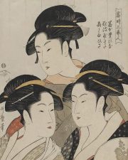 «Три красавицы наших дней». Китагава Утамара (1753-1806)