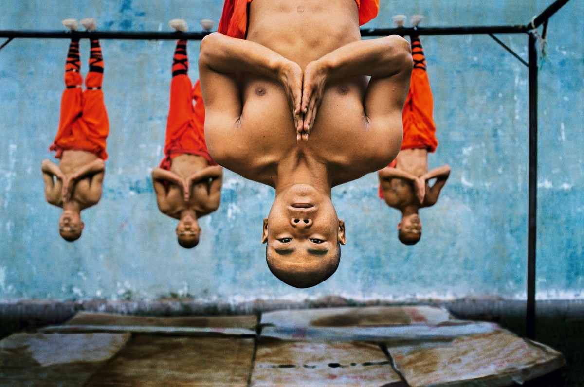 Стив МакКарри. Тренировка шаолиньских монахов. Чжэнчжоу, Китай.